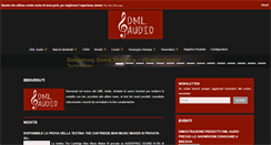 Desktop Screenshot of dmlaudio.it