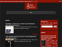 Tablet Screenshot of dmlaudio.it